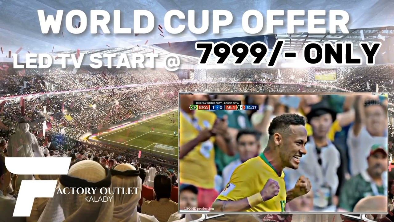 Fifa World Cup offer #fifa22 LED TV OFFR Start @ 7999/- ready for football fans 2022 world cup смотреть онлайн