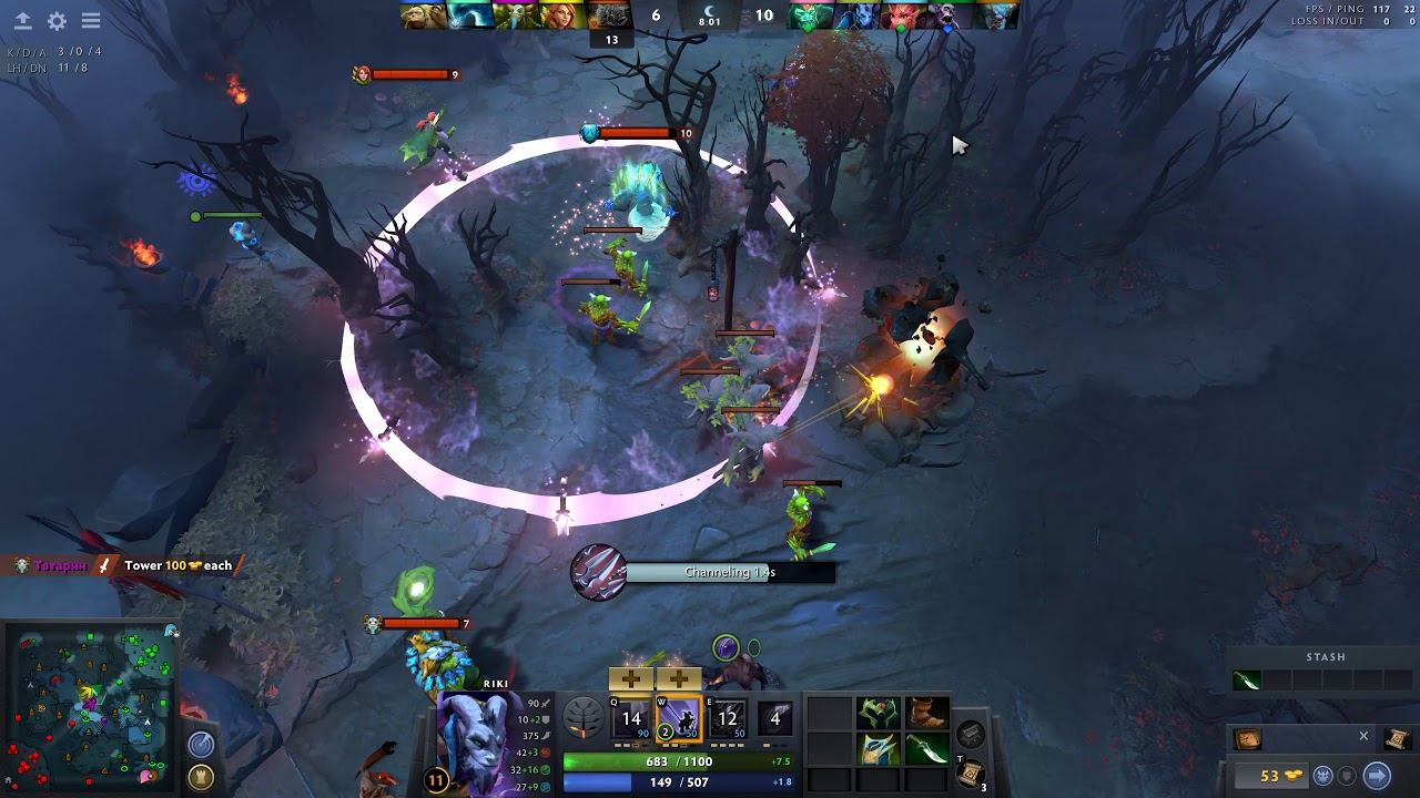 Dota 2 | 4k GAMING | Newbie | Riki Series 1 смотреть онлайн