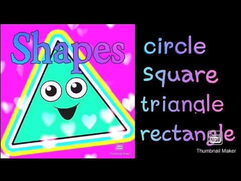 4 Basic Shapes ( circle, square, triangle, and rectangle ) Preschool смотреть онлайн