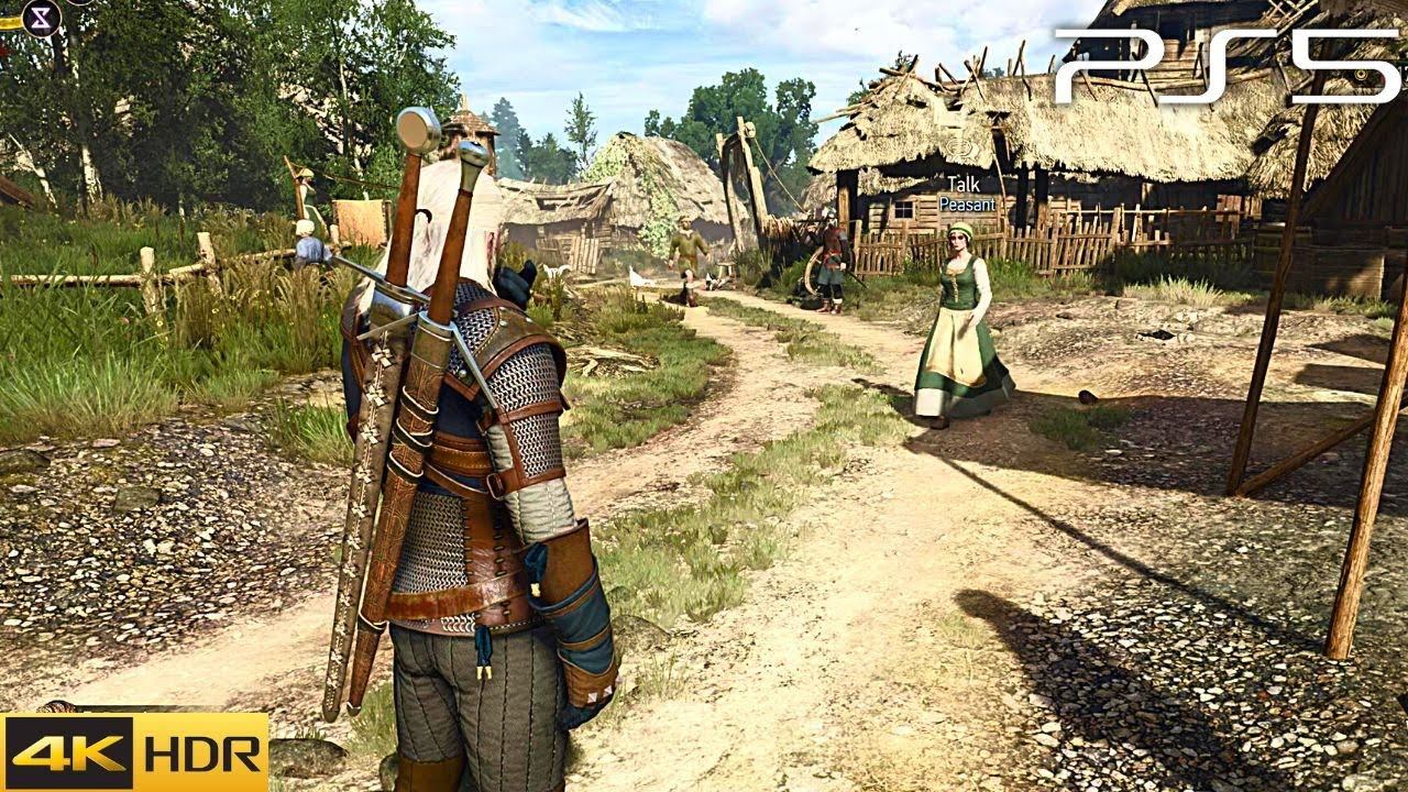 The Witcher 3 Next Gen Update Gameplay (PS5 HDR) [4K 60FPS] смотреть онлайн