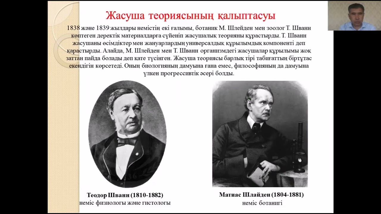 ЕРБОЛАТОВ Н.Н. Цитология ғылымының даму тарихы және жасуша теориясы смотреть онлайн