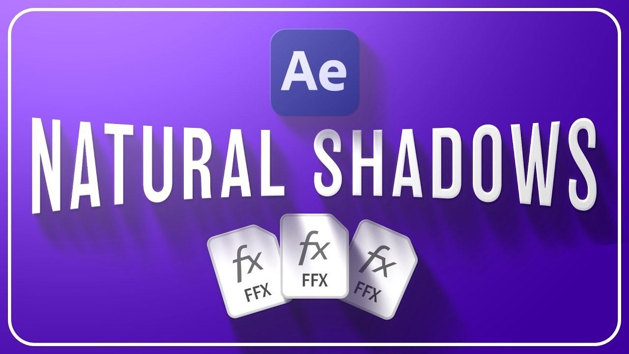 Create BEAUTIFUL shadows in After Effects with these FREE presets! смотреть онлайн