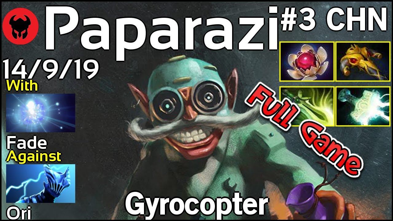 Paparazi plays Gyrocopter!!! Dota 2 Full Game 7.20 смотреть онлайн
