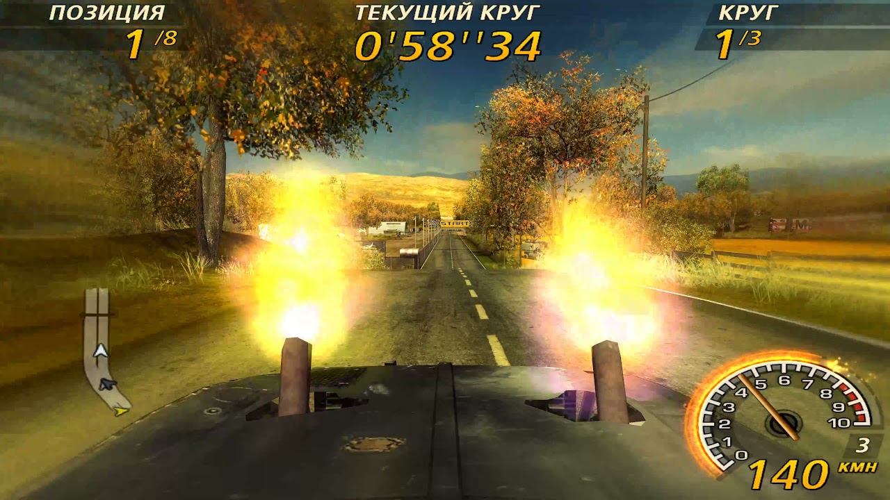 Прохождение Flatout 2 на Thrustmaster T300 RS Часть 2 смотреть онлайн
