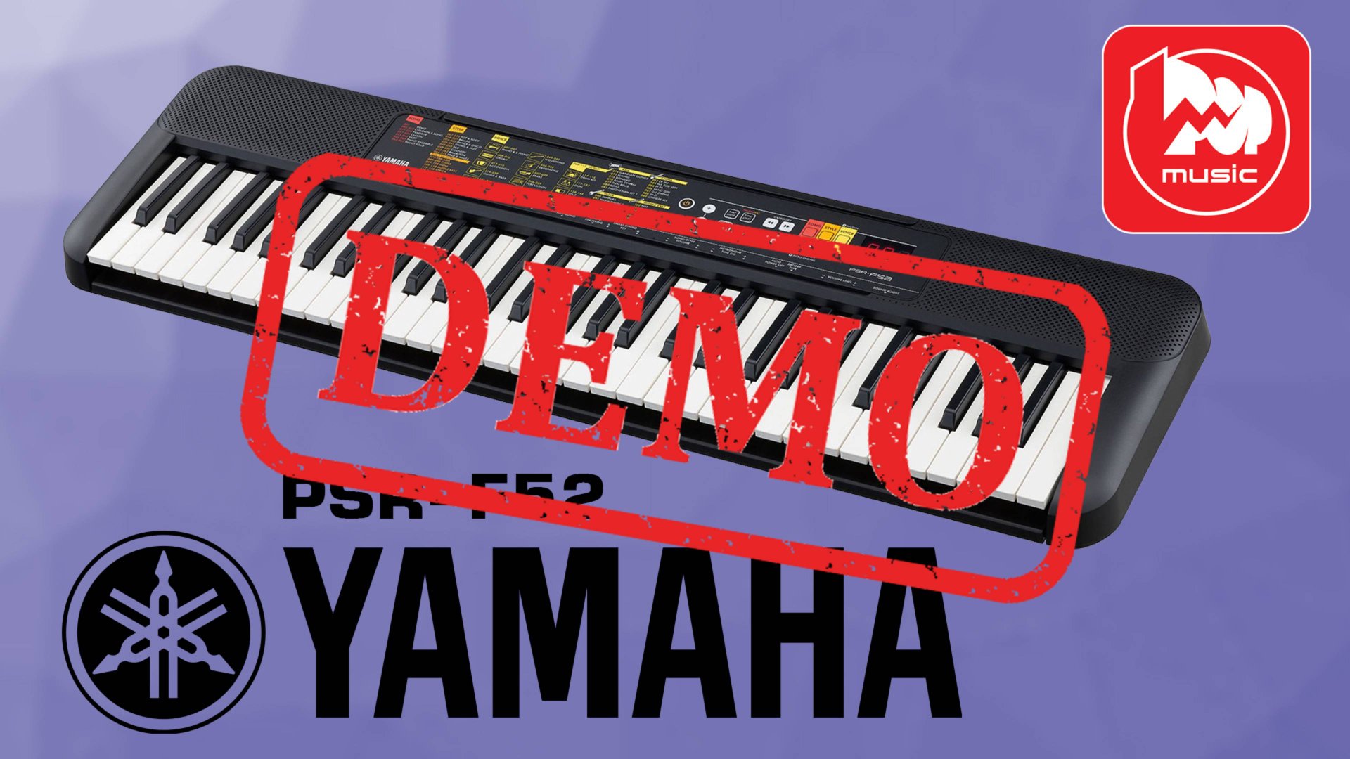 Синтезатор YAMAHA PSR-F52 - демонстрация звучания смотреть онлайн