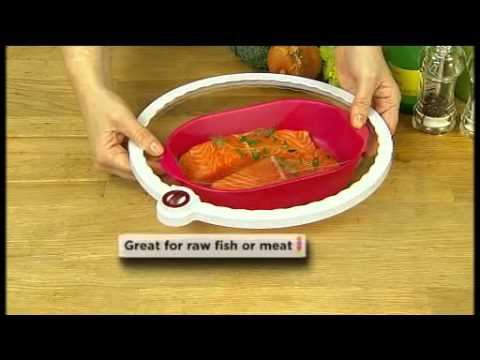 6PC Reusable Vacuum Seal Lids Keep Foods Fresher for Longer смотреть онлайн