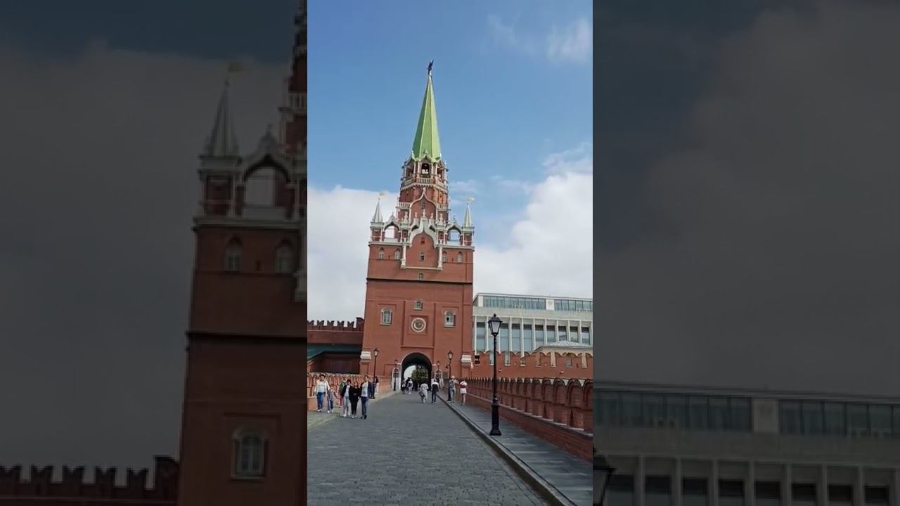 Москва, как пройти в Кремль. смотреть онлайн