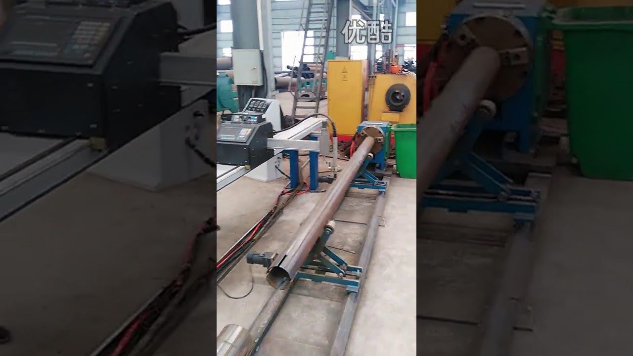 CNC steel pipe plasma cutting machine смотреть онлайн
