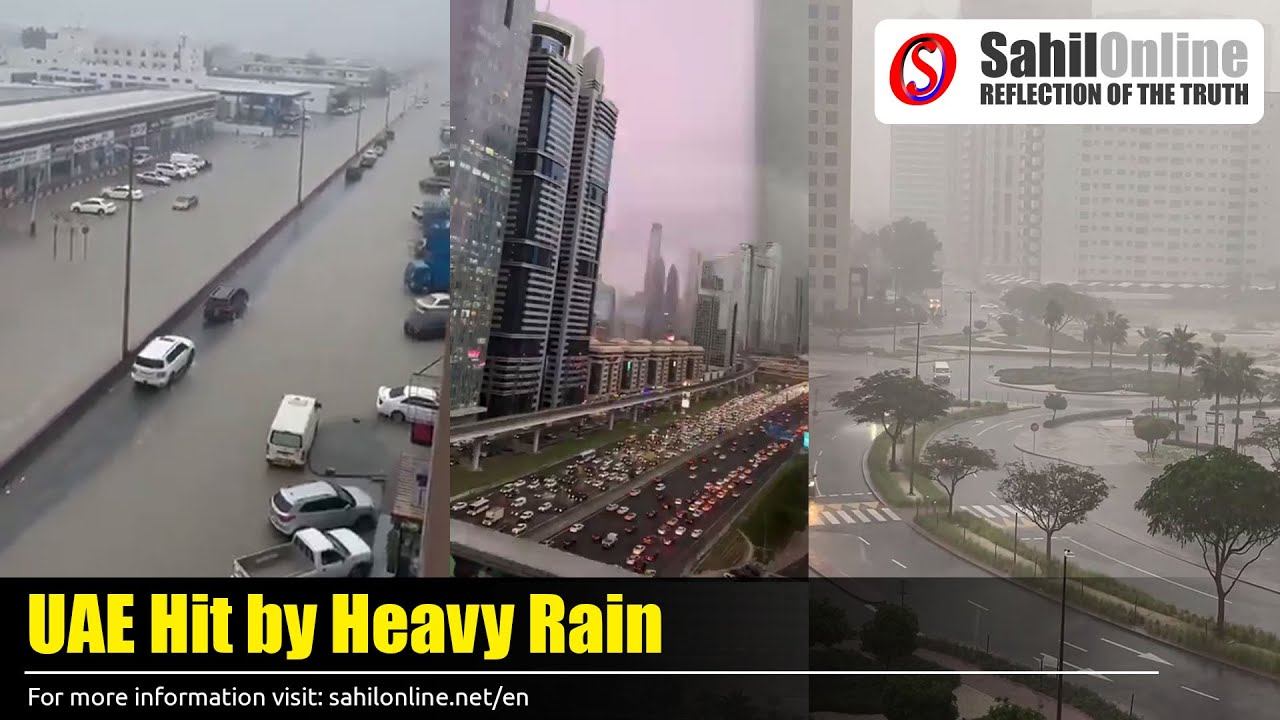 UAE Hit by Heavy Rain! Streets Flooded, Traffic Chaos | Hindi/Urdu News | Dubai | Abu Dhabi | Ajman смотреть онлайн