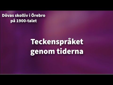 Teckenspråket genom tiderna смотреть онлайн
