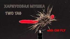 Хариусовая сухая мушка Two Tag Как связать от GM FLY