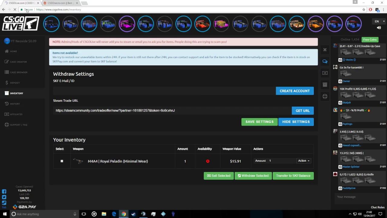 CSGO BETTING ON NECRO/REAPER... MAYBE GIVEAWAY? смотреть онлайн