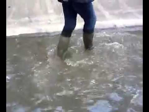 MSV. Currenty Check The Depth Short Hohlovsky Stream In My So-wet Parforce 280872 Rubber Boots.