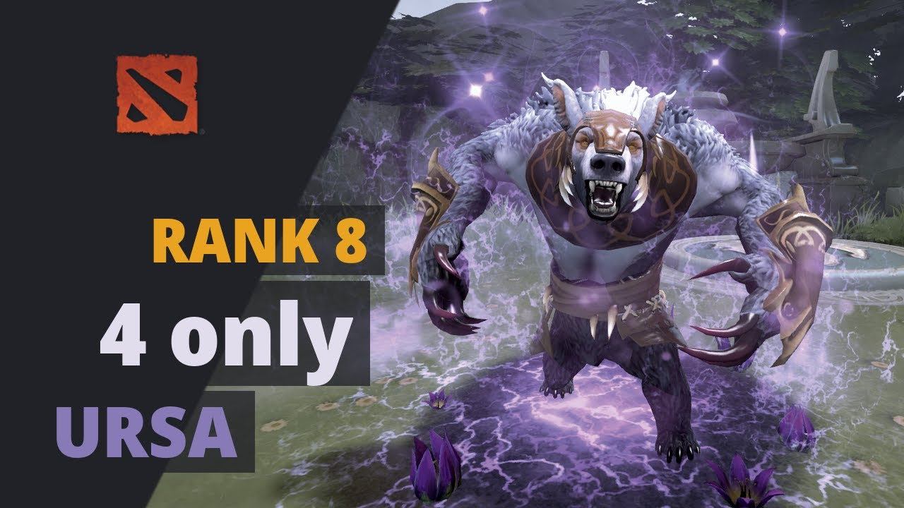 4 only (Rank 8) plays Ursa Dota 2 Full Game смотреть онлайн