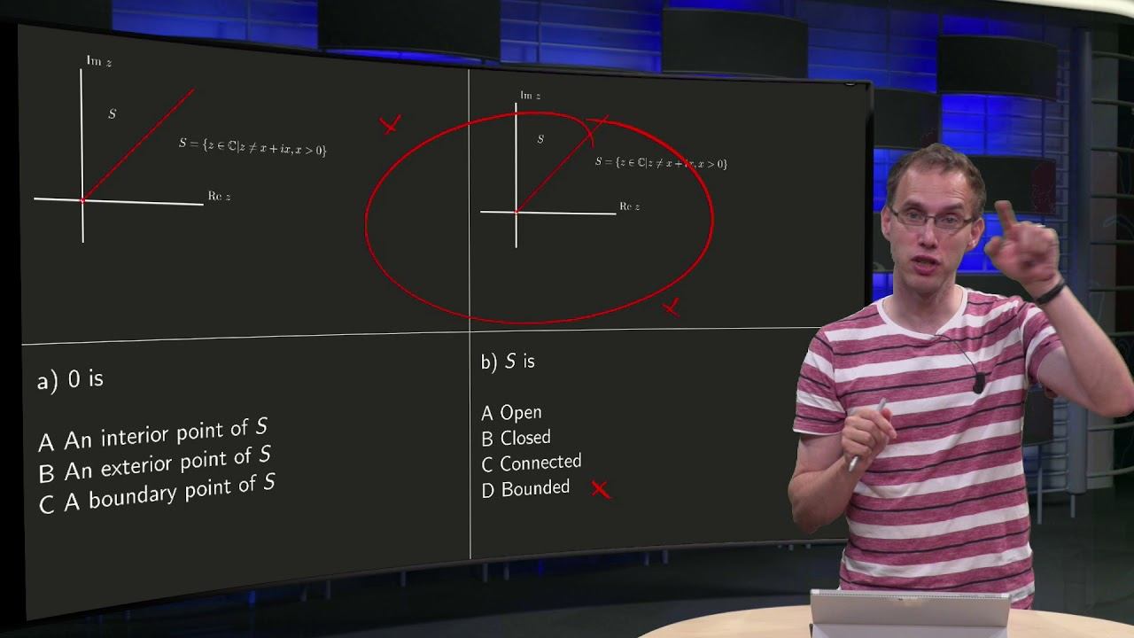 Worked example - topology of the complex plane смотреть онлайн