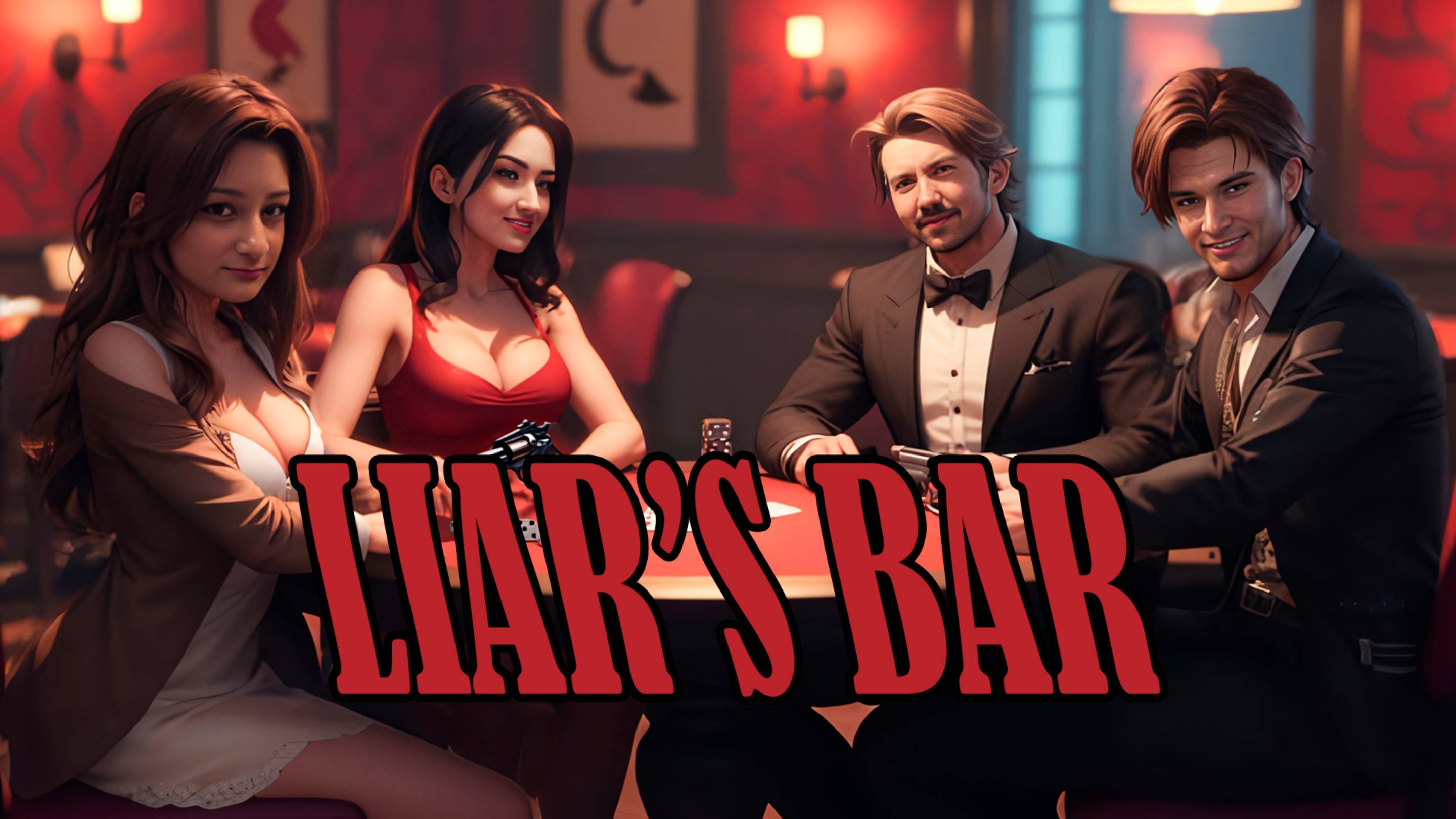 Карты, кубики и четверо из FAMOS (Liar's Bar) смотреть онлайн