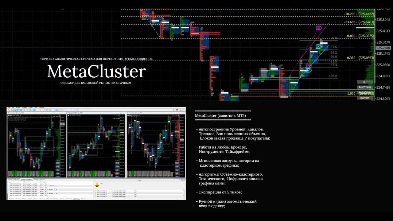 MetaCluster (обзор)#trading #binary #pocketoption #deriv #volumeprofile #трейдинг #профильобъема
