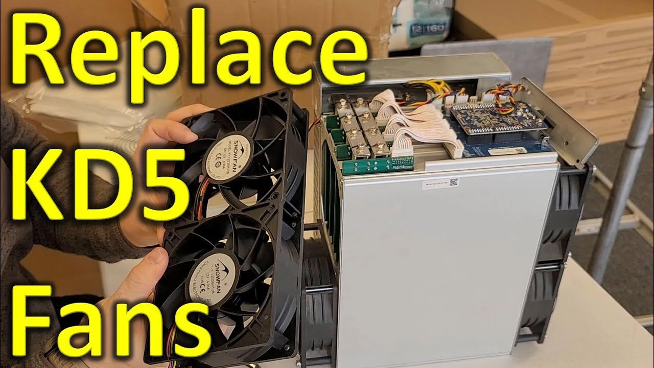 How to Replace Exhaust Fan on Goldshell KD5 ASIC Miner смотреть онлайн