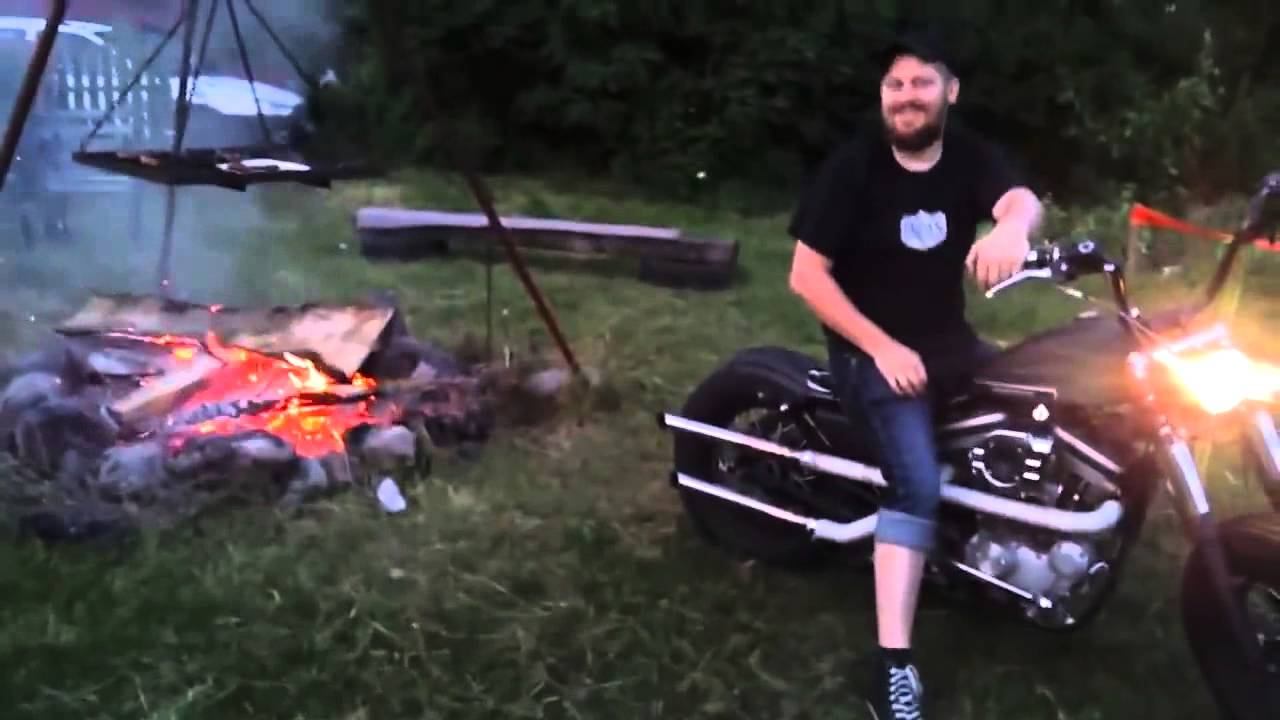 Как разжечь костёр с помощью Harley Davidson смотреть онлайн