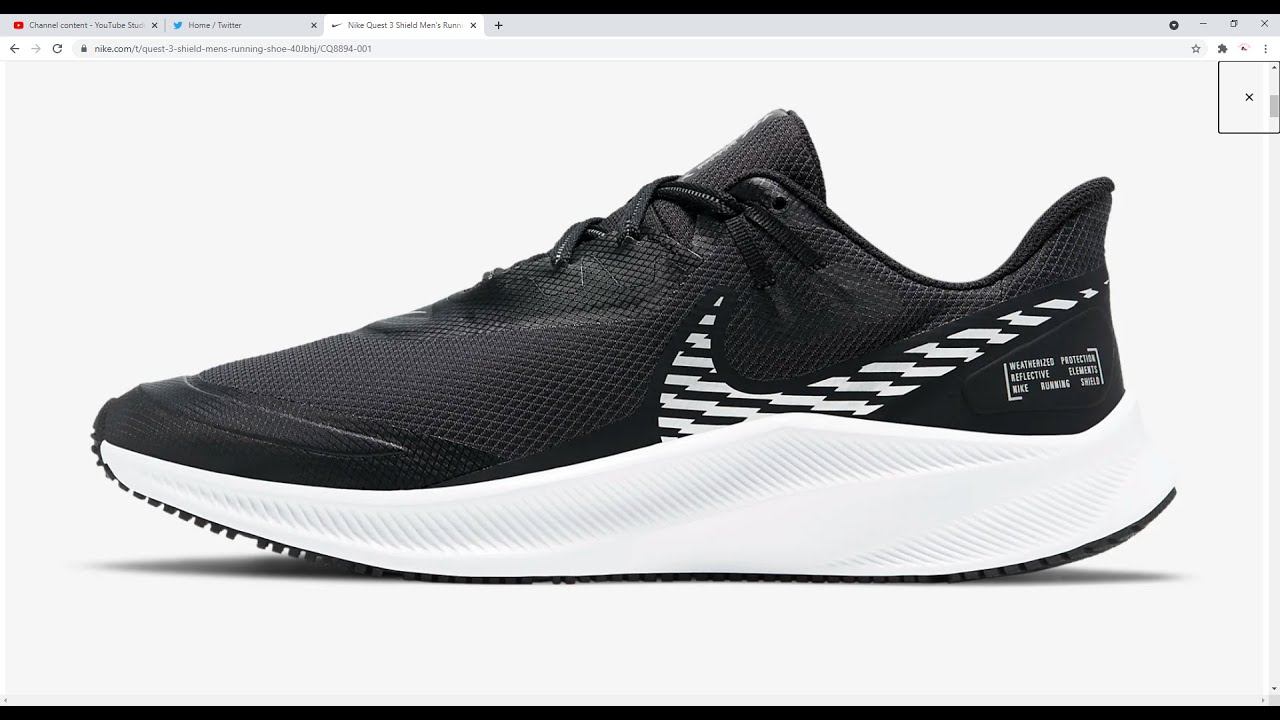 Nike Quest 3 Shield Men's Running Shoe смотреть онлайн