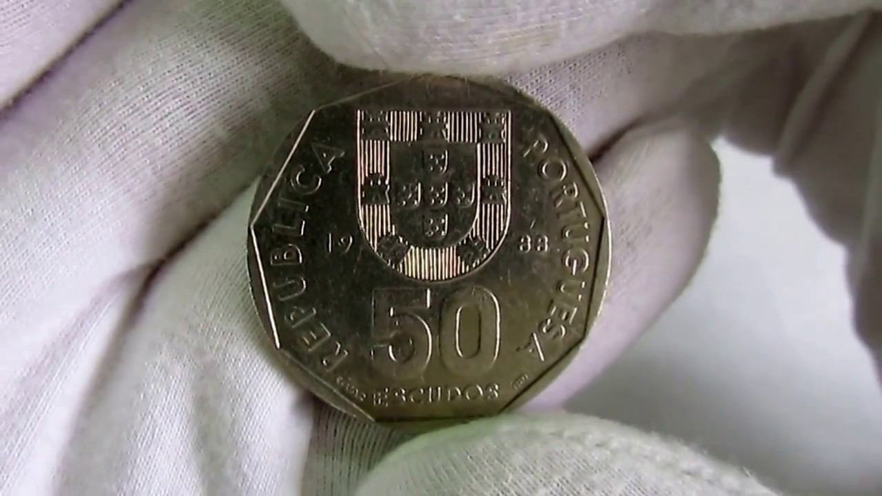 Монета. 50 эскудо. 1988 год. Португалия. Обзор. смотреть онлайн