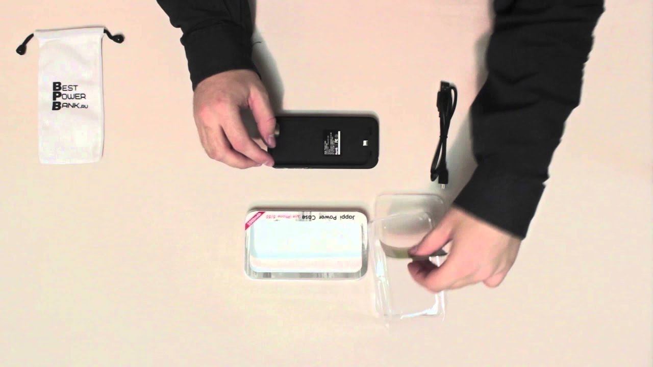 Чехол аккумулятор Jappi для iPhone 5/5s 2500 mAh смотреть онлайн