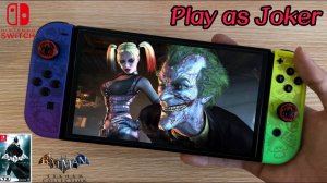 Batman: Arkham Trilogy Nintendo Switch Gameplay | Nintendo Switch Oled Gameplay