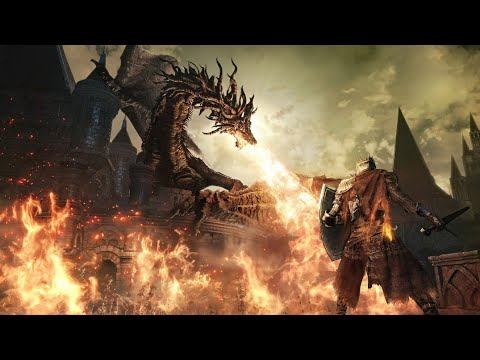 Dark Souls 2 - DrangonRider and one more boss смотреть онлайн