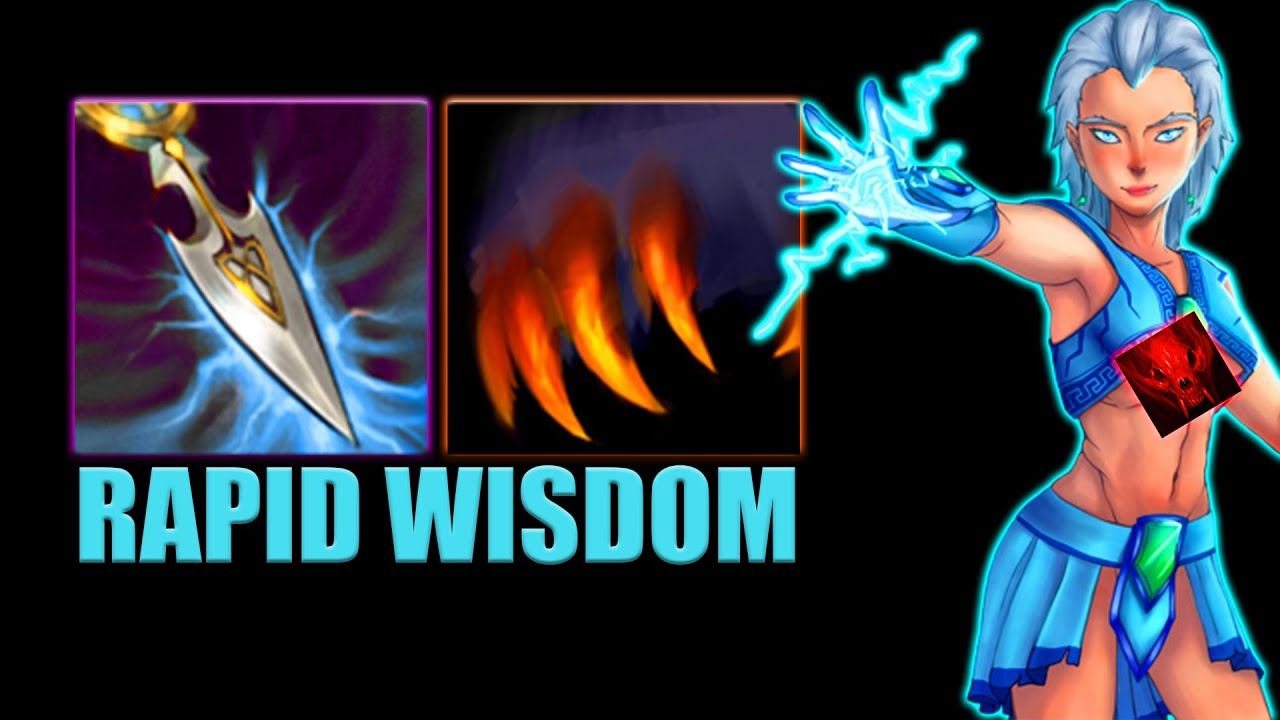 Rapid Wisdom GLAIVES OF WISDOM + OVERPOWER | Ability Draft смотреть онлайн