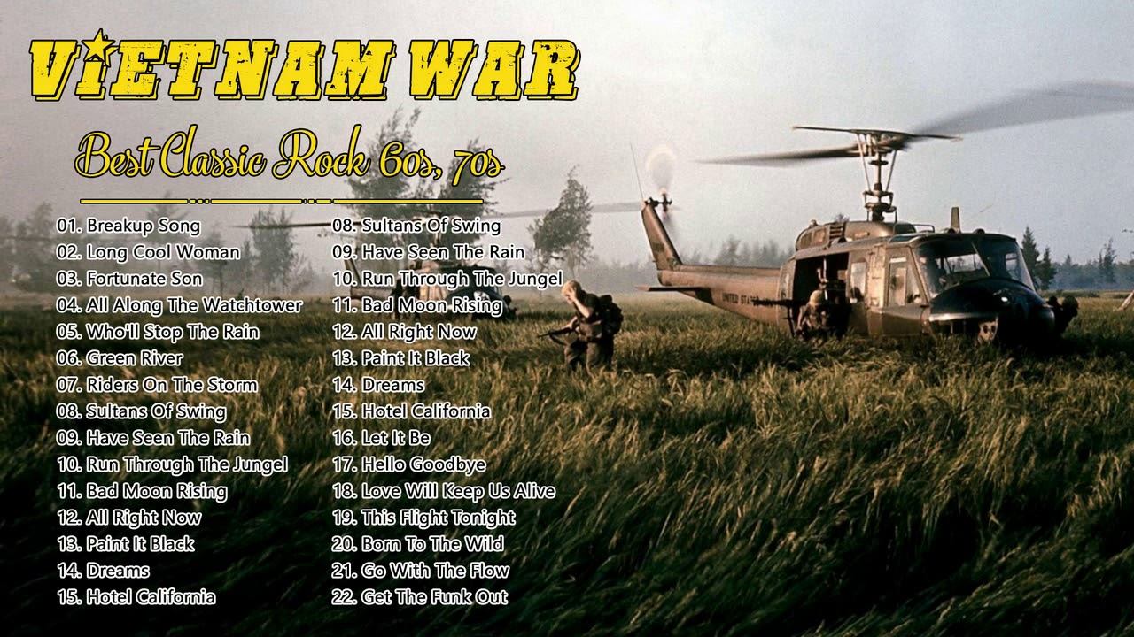 Vietnam War🎸Best Rock Songs Vietnam War Music🎸Top 100 Vietnam War Songs🎻Best Classic Rock Of 60s 70 смотреть онлайн