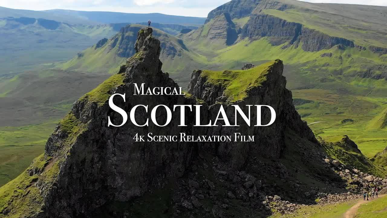 Magical Scotland - 4K Scenic Relaxation Film with Calming Music смотреть онлайн