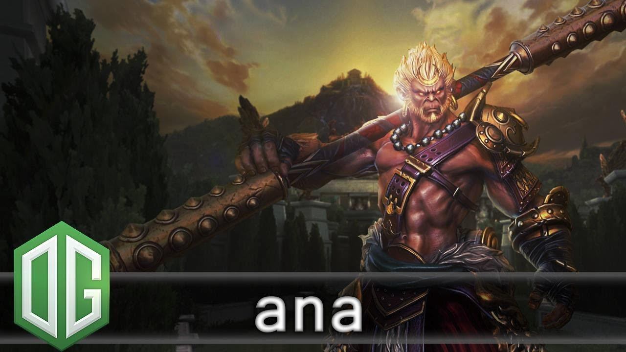 OG.Ana Monkey King Gameplay - Ranked Match - OG Dota 2. смотреть онлайн