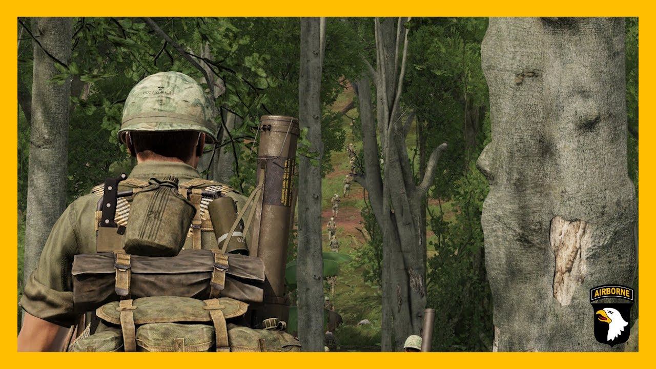 ArmA 3 Vietnam OP | Textbook probing air assault | CnC Littlebird смотреть онлайн