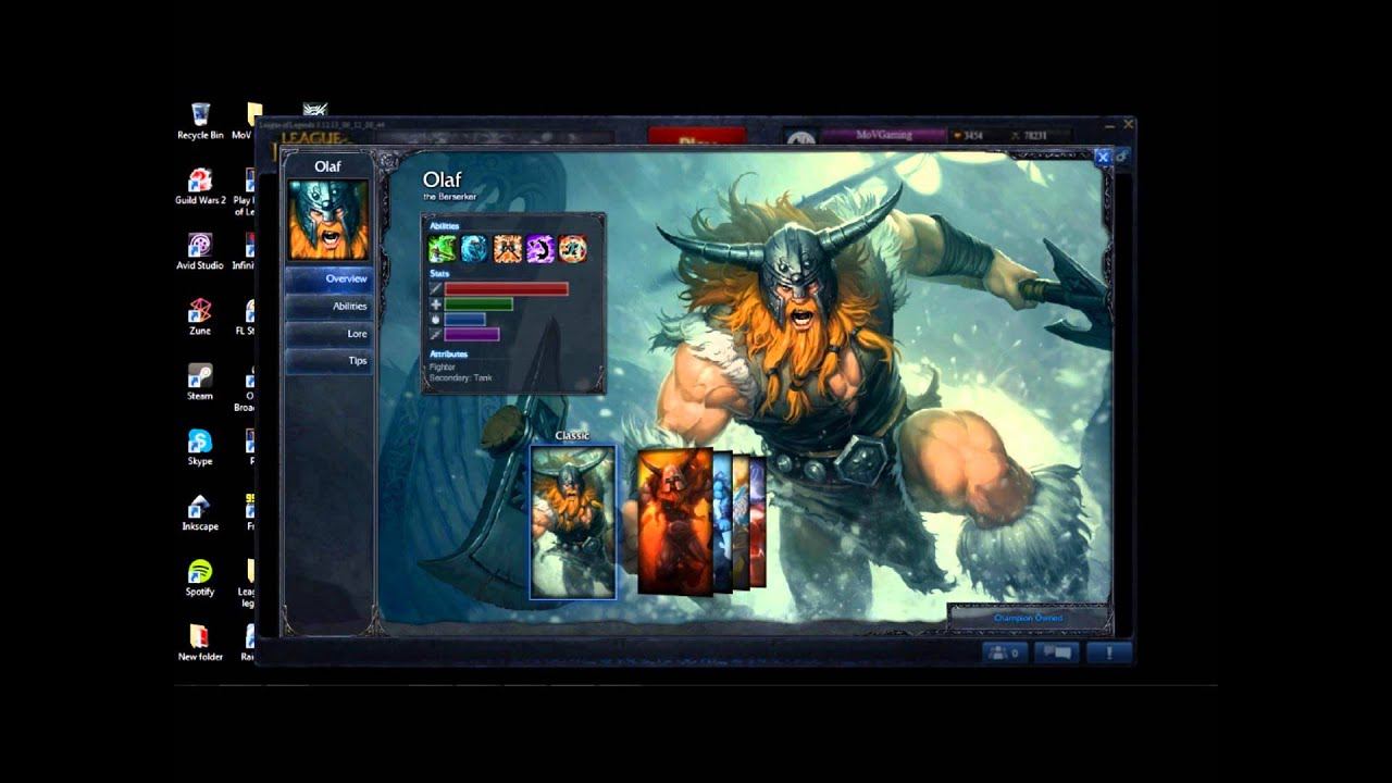 New Olaf & Xerath Artwork + Ward Skins (League of Legends 9-2013) смотреть онлайн