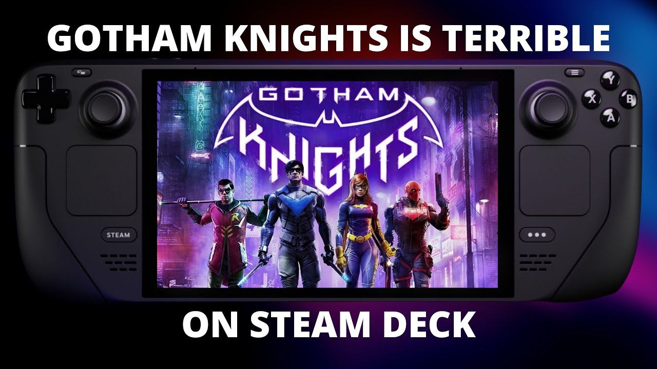 Gotham Knights is terrible on Steam Deck - gameplay with performance overlay смотреть онлайн