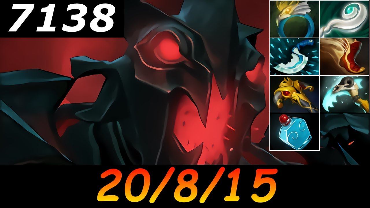 Dota 2 Shadow Fiend 7138 MMR 20/8/15 (Kills/Deaths/Assists) Ranked Full Gameplay смотреть онлайн