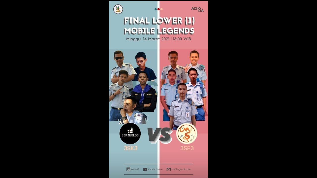 Aksioma 3.0 - Mobile Legend (3SK3 VS 3SE3 - Final Lower 1) смотреть онлайн