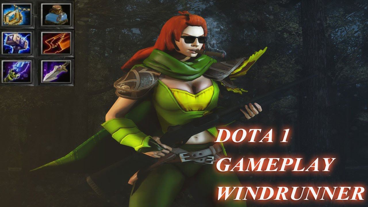 DotA 6.83d Gameplay Alleria, Windrunner