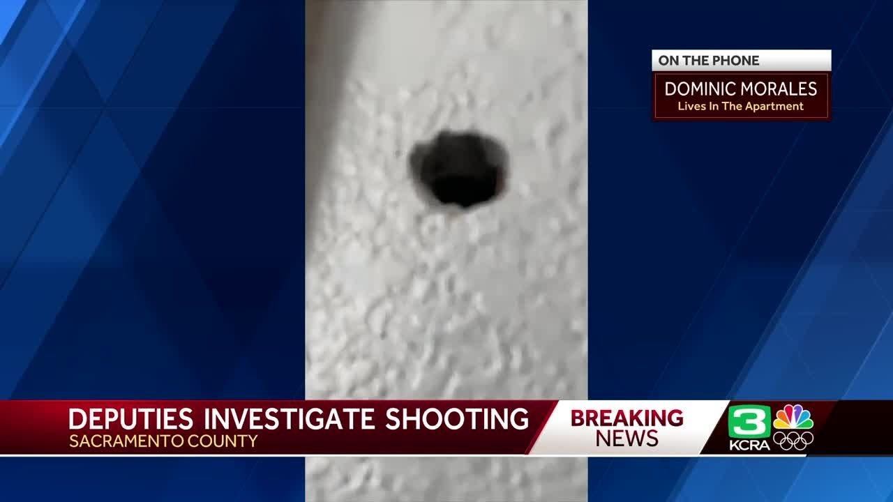 Resident shares video of bullet hole in wall during Fair Oaks shooting and standoff смотреть онлайн