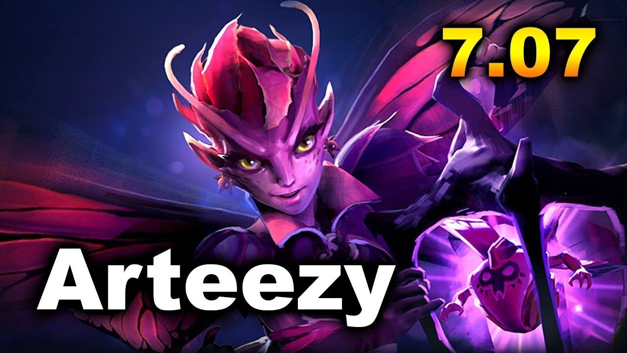 Arteezy Dark Willow - RTZ vs Cr1t Stack - NEW 7.07 DOTA 2 смотреть онлайн