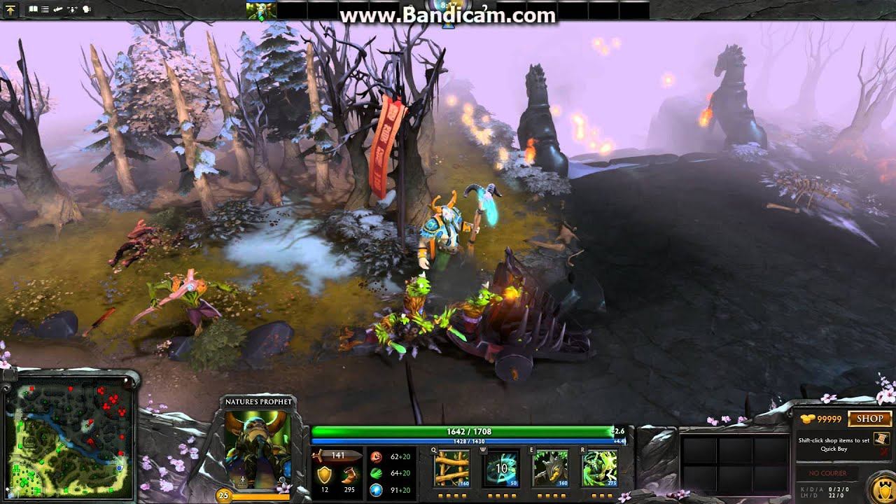 attack animation video ( Kinetic gem ) - Furion dota 2 смотреть онлайн