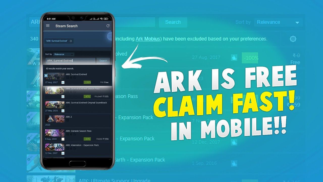 How to Claim Steam Ark in Mobile For Free? -_- | Yelo Mobile Tutorial смотреть онлайн