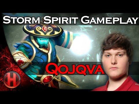 Qojqva 7043 MMR Storm Spirit Gameplay Dota 2 смотреть онлайн