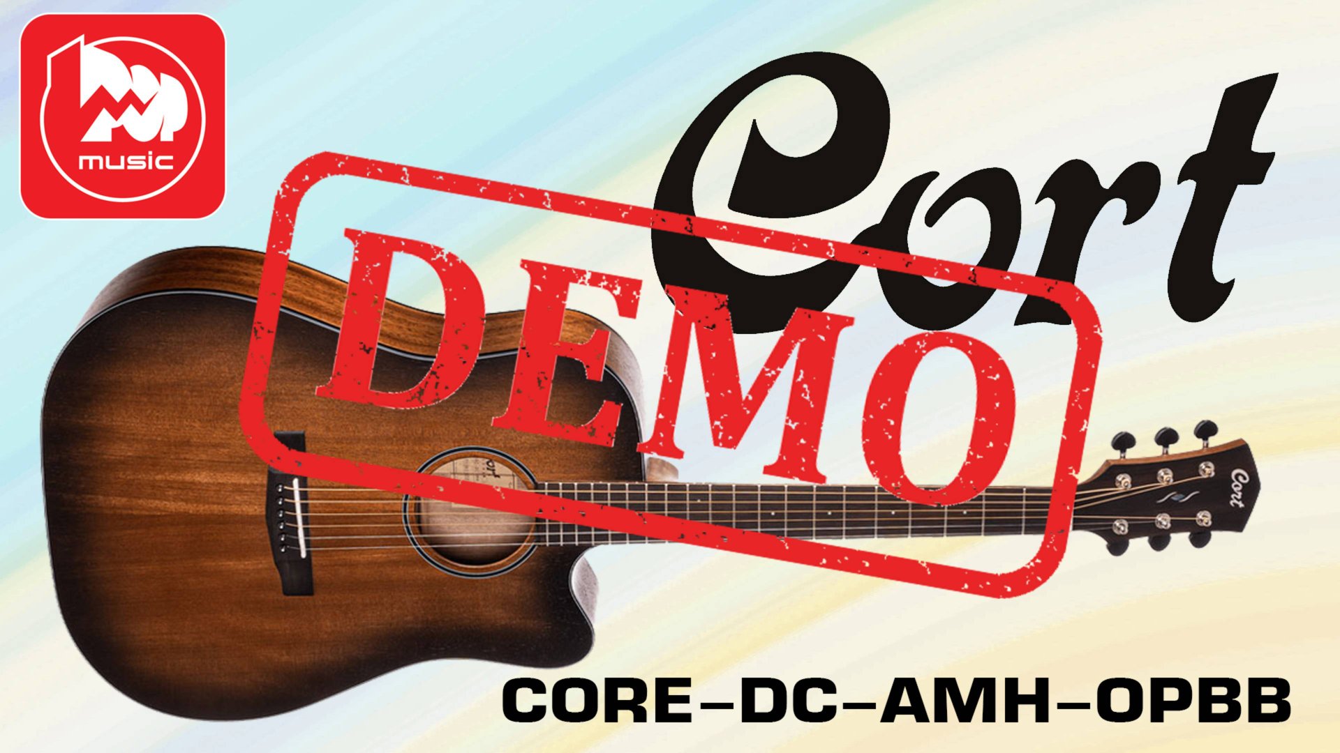 Электроакустика CORT CORE-DC-AMH-OPBB - демонстрация звучания смотреть онлайн
