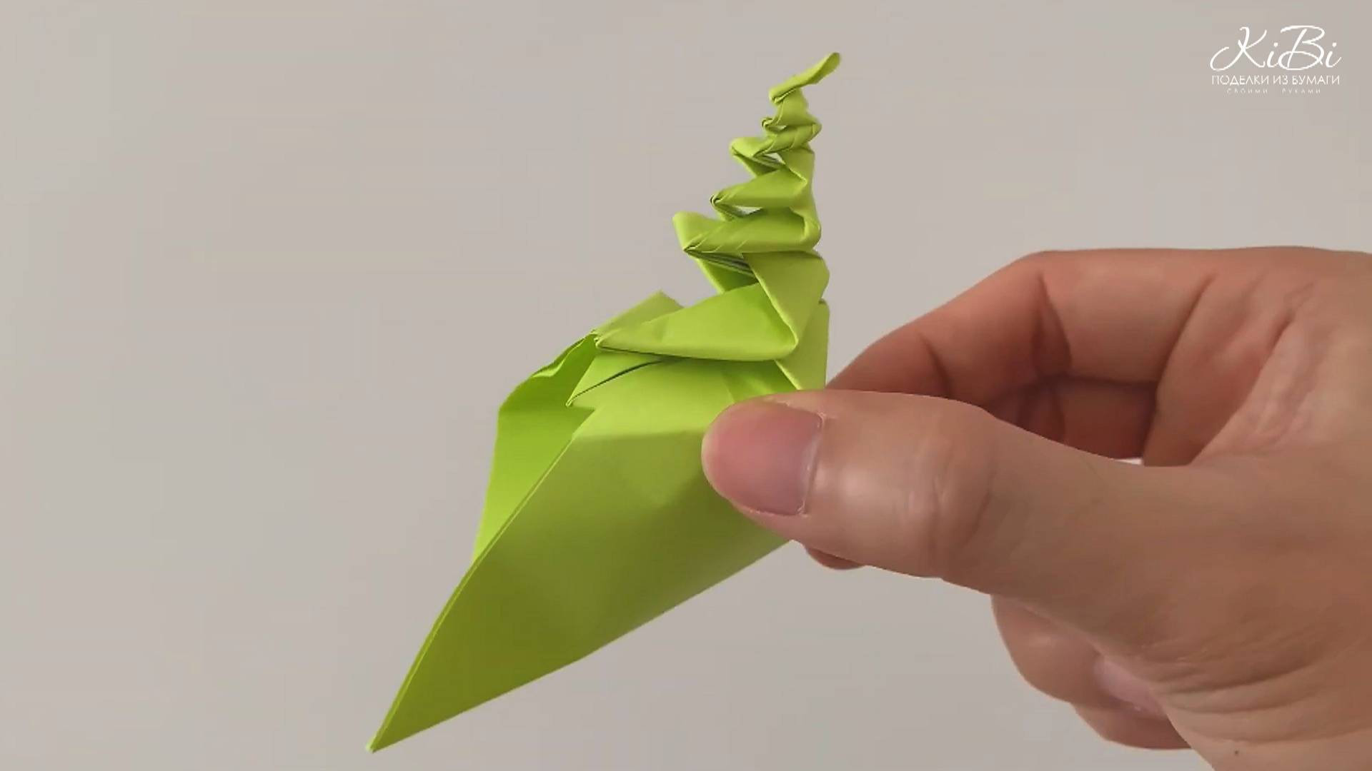 Оригами ракушка | Поделки из бумаги своими руками для декора | DIY смотреть онлайн