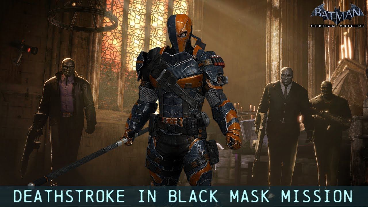 CHAR SWAPS; Batman; Arkham Origins; Deathstroke in Black Mask Mission смотреть онлайн