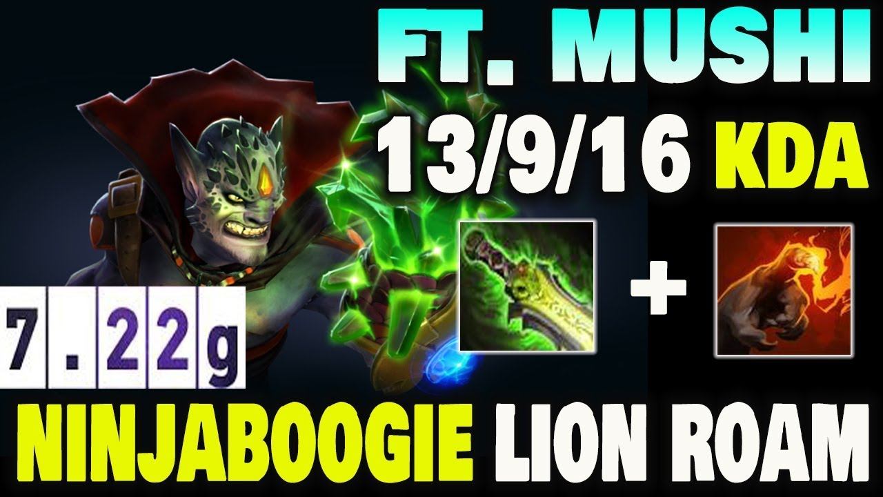 NINJABOOGIE LION ROAM RANK GAMEPLAY DOTA2 смотреть онлайн