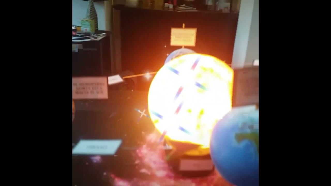 Maqueta de solsticio y equinoccios de movimiento de traslación de la tierra смотреть онлайн