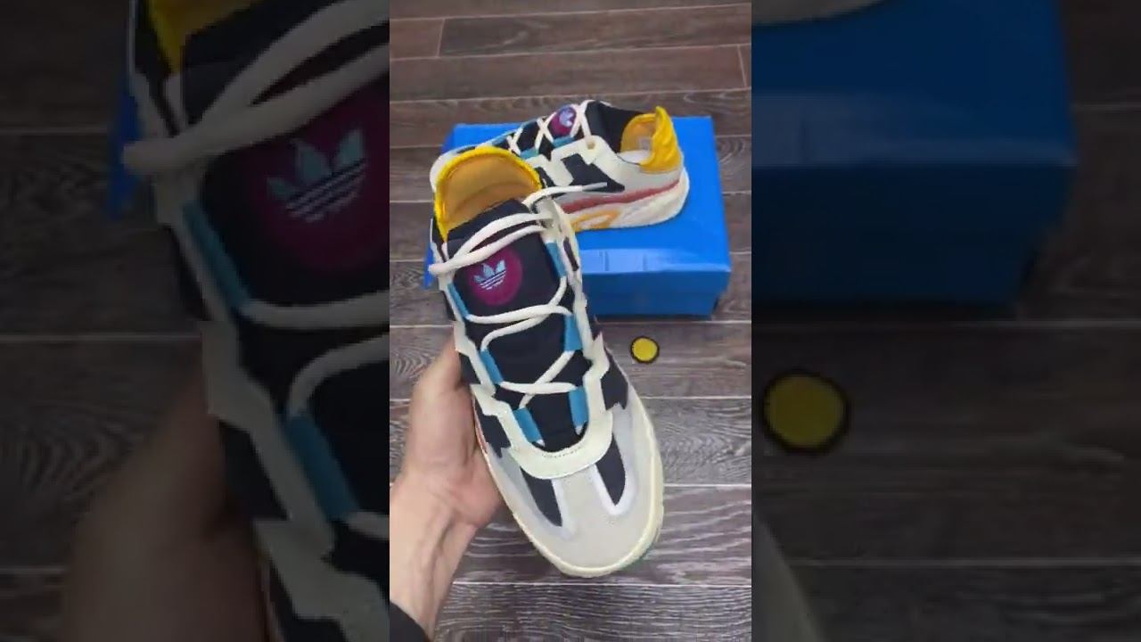 Кроссовки Adidas Niteball Beige Blue смотреть онлайн