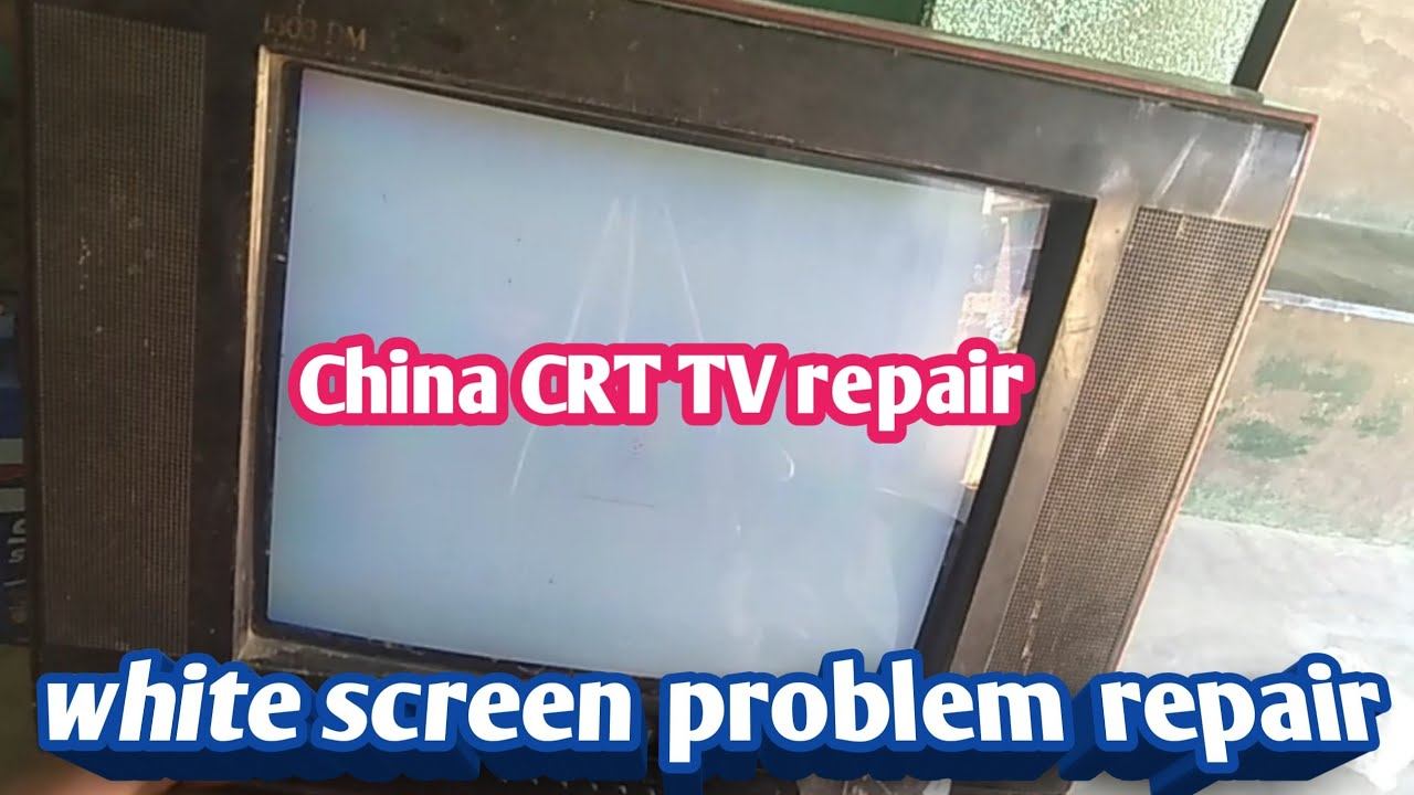 How to repair crt tv||china ctr tv white screen problem#white screen problem repair смотреть онлайн
